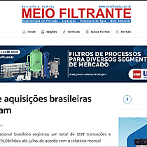 Fuses e aquisies brasileiras aumentam